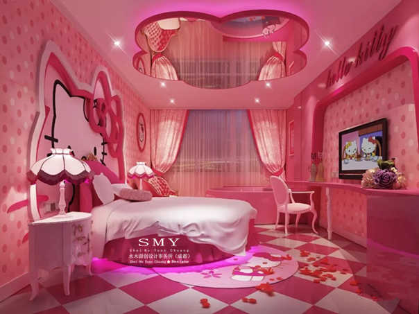 kitty主題酒店設計方案 kitty主題酒店設計理念