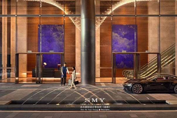 酒店門廳裝修效果圖片