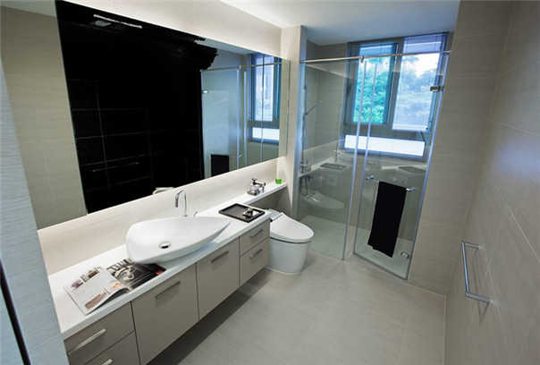 公寓式酒店衛生間設計裝修效果圖片二