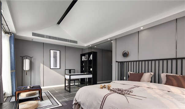 簡約風格酒店設計主題顏色：黑、白、灰