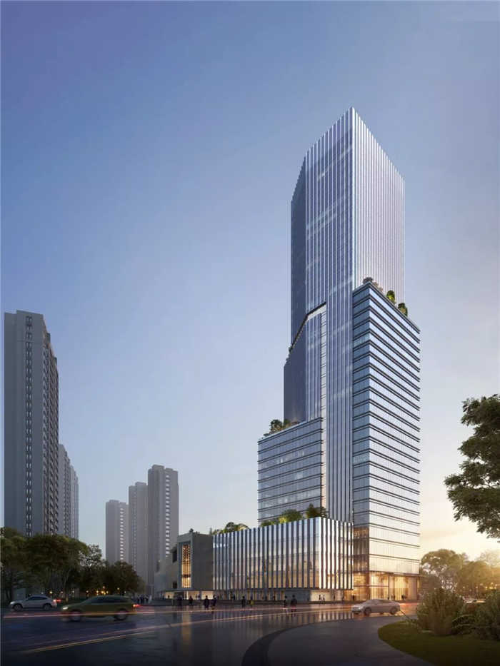 永嘉三江立體城希爾頓酒店建筑外觀設計