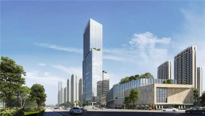 永嘉三江立體城希爾頓酒店建筑外觀設計