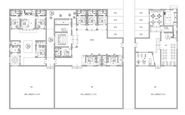 民宿酒店設計-平面圖