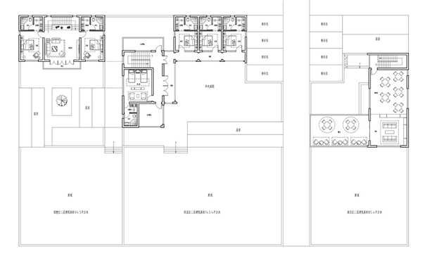 民宿酒店設計-平面圖