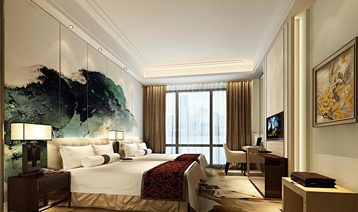 酒店背景墻設計