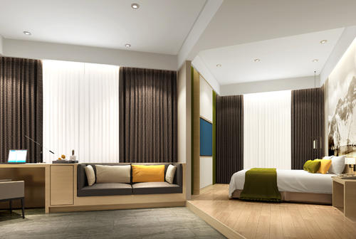 酒店裝修公司對(duì)酒店客房的設(shè)計(jì)，合理運(yùn)用光的屬性