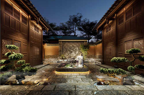 室內(nèi)庭院設(shè)計(jì)裝飾效果、酒店裝修設(shè)計(jì)