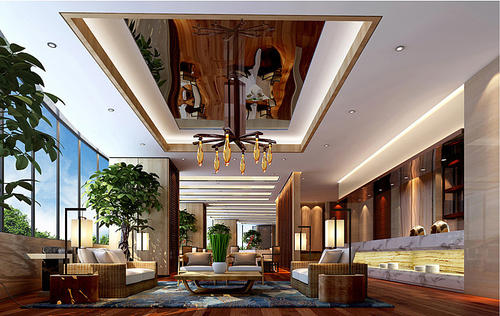 酒店設(shè)計(jì)不同設(shè)計(jì)風(fēng)格、中式帶點(diǎn)現(xiàn)代設(shè)計(jì)風(fēng)格